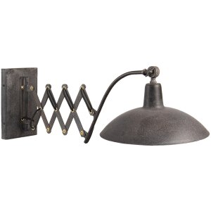 Lampada da parete nera 55x33x34 cm E27-max 1x60W 6LMP714