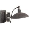 Lampada da parete nera 55x33x34 cm E27-max 1x60W 6LMP714