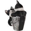 Decorazione Gatti multicolore 23x13x18 cm 6PR3335
