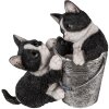Decorazione Gatti multicolore 23x13x18 cm 6PR3335