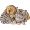 Decorazione Cane e gatto multicolore 20x15x11 cm 6PR3336