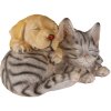 Decorazione Cane e gatto multicolore 20x15x11 cm 6PR3336