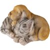 Decorazione Cane e gatto multicolore 20x15x11 cm 6PR3336