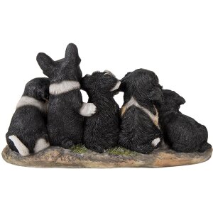 Decorazione cani multicolore 33x12x17 cm 6PR3340
