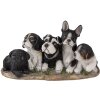 Decorazione cani multicolore 33x12x17 cm 6PR3340