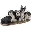 Decorazione cani multicolore 33x12x17 cm 6PR3340
