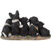 Decorazione cani multicolore 33x12x17 cm 6PR3340