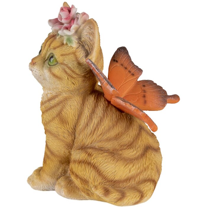 Decorazione Gatto multicolore 12x10x15 cm 6PR3352