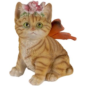 Decorazione Gatto multicolore 12x10x15 cm 6PR3352
