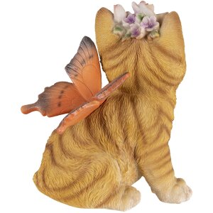 Decorazione Gatto multicolore 12x10x15 cm 6PR3352