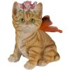 Decorazione Gatto multicolore 12x10x15 cm 6PR3352