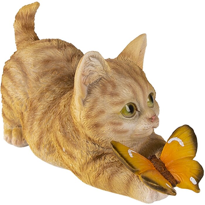 Decorazione Gatto multicolore 19x8x10 cm 6pr3358