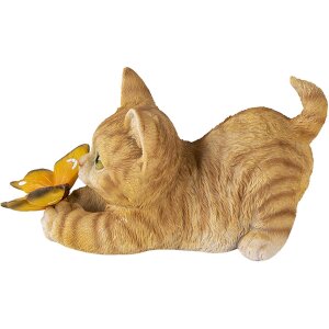 Decorazione Gatto multicolore 19x8x10 cm 6pr3358