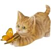 Decorazione Gatto multicolore 19x8x10 cm 6pr3358