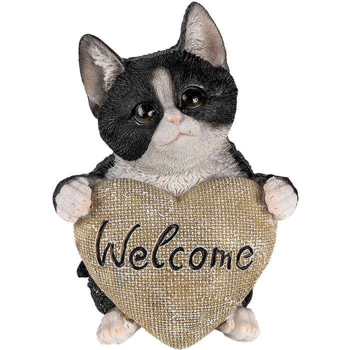 Decorazione Gatto multicolore 12x9x15 cm 6PR3365