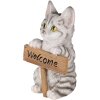Decorazione gatto multicolore 12x9x19 cm 6PR3367