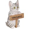 Decorazione gatto multicolore 12x9x19 cm 6PR3367