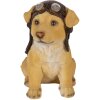 Decorazione cane marrone 14x10x16 cm 6PR3368