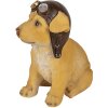 Decorazione cane marrone 14x10x16 cm 6PR3368