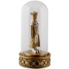 Campana di vetro con schiaccianoci oro Ø 12x24 cm LED 6PR3416
