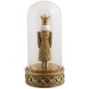 Campana di vetro con schiaccianoci oro Ø 12x24 cm LED 6PR3416