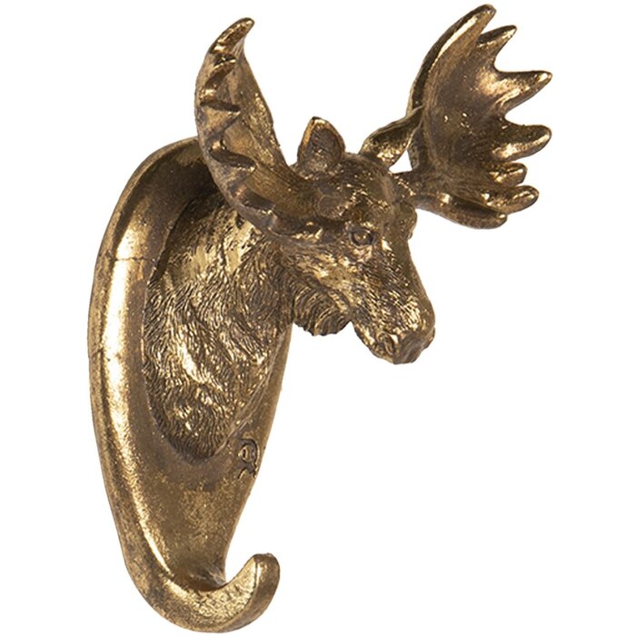 Decorazione da parete Gancio oro 10x7x13 cm 6PR3427