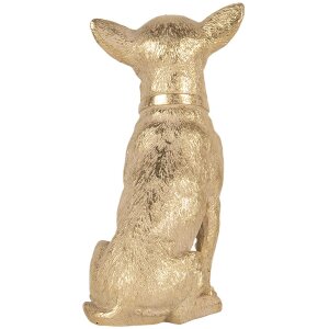 Decorazione cane oro 13x9x18 cm 6PR3429