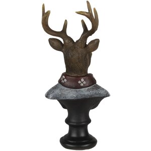 Decorazione Cervo multicolore 10x9x23 cm 6PR4611
