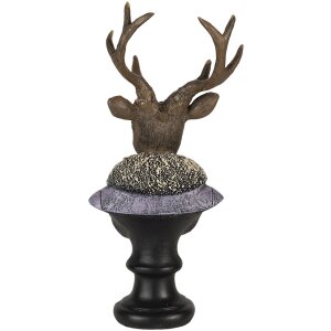 Decorazione Cervo multicolore 10x9x23 cm 6PR4612