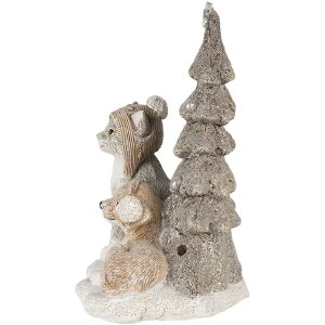 Decorazione Cane e Gatto multicolore 11x9x15 cm LED 6PR4628