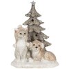 Decorazione Cane e Gatto multicolore 11x9x15 cm LED 6PR4628