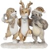Decorazione Cani e gatti multicolore 13x5x12 cm 6PR4633