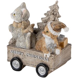 Decorazione cane e gatto multicolore 11x6x11 cm 6PR4635