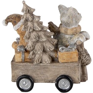 Decorazione cane e gatto multicolore 11x6x11 cm 6PR4635