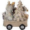 Decorazione Animali nel carro multicolore 9x7x11 cm 6PR4636