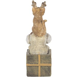 Decorazione Cane e gatto multicolore 5x5x13 cm 6PR4642