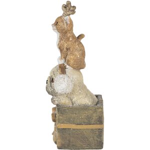 Decorazione Cane e gatto multicolore 5x5x13 cm 6PR4642