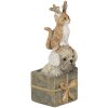 Decorazione Cane e gatto multicolore 5x5x13 cm 6PR4642