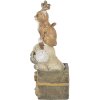 Decorazione Cane e gatto multicolore 5x5x13 cm 6PR4642