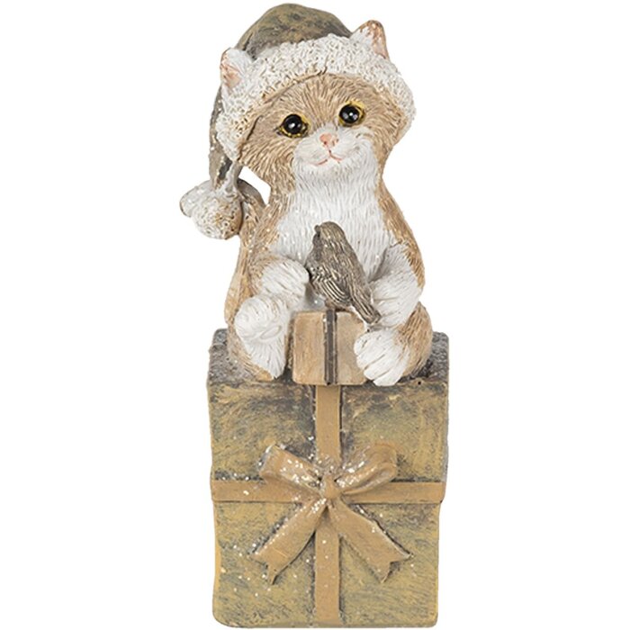 Decorazione Gatto multicolore 5x4x10 cm 6PR4643