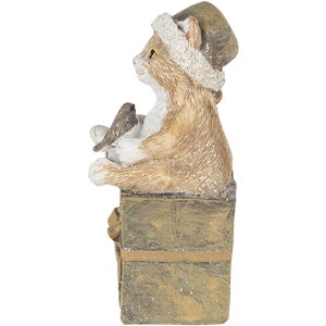 Decorazione Gatto multicolore 5x4x10 cm 6PR4643