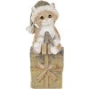 Decorazione Gatto multicolore 5x4x10 cm 6PR4643