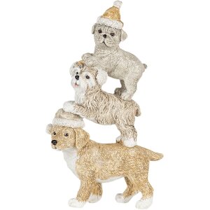 Decorazione Cani multicolore 10x4x18 cm 6PR4646