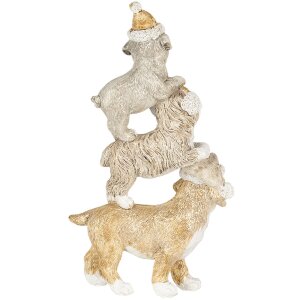 Decorazione Cani multicolore 10x4x18 cm 6PR4646
