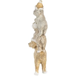 Decorazione Cani multicolore 10x4x18 cm 6PR4646