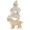 Decorazione Cani multicolore 10x4x18 cm 6PR4646