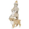 Decorazione Cani multicolore 10x4x18 cm 6PR4646