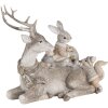 Decorazione Animali grigio 20x10x16 cm 6PR4651