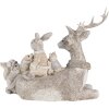 Decorazione Animali grigio 20x10x16 cm 6PR4651