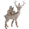 Decorazione Animali grigio 20x8x25 cm 6PR4652